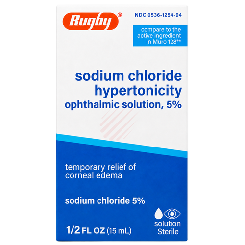 Rugby Sodium Chloride Hypertonicity Ophthalmic Solution 5% | Muro 128