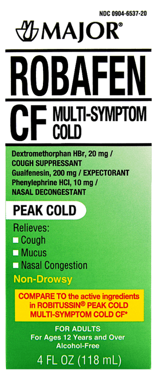 Major Robafen CF Multi-Symptom Cold - 4 fl oz (Robitussin) 