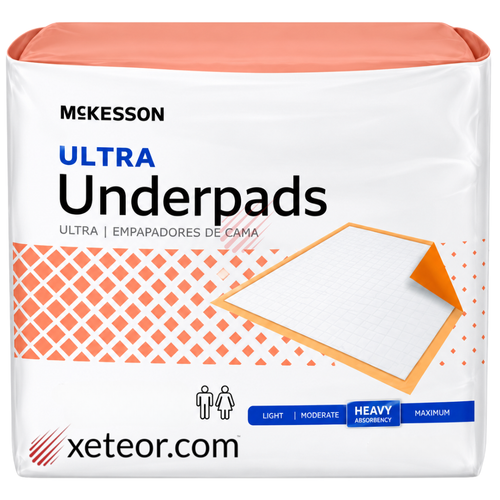 McKesson Ultra Underpads - 10 Pads | Heavy Absorbency
