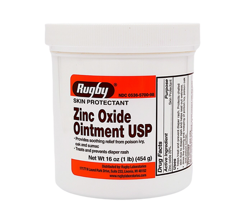 Rugby Zinc Oxide Ointment 16 oz 