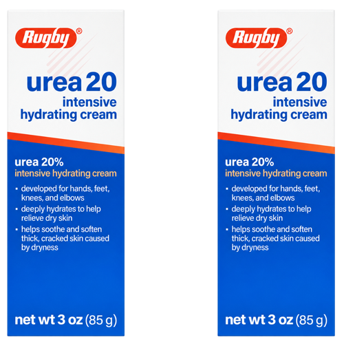 Rugby Urea 20 Intensive Hydrating Cream - 3 oz (2 Pack)