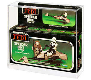 Star Wars Speeder Bike Acrylic Display Case - Collectible Grading