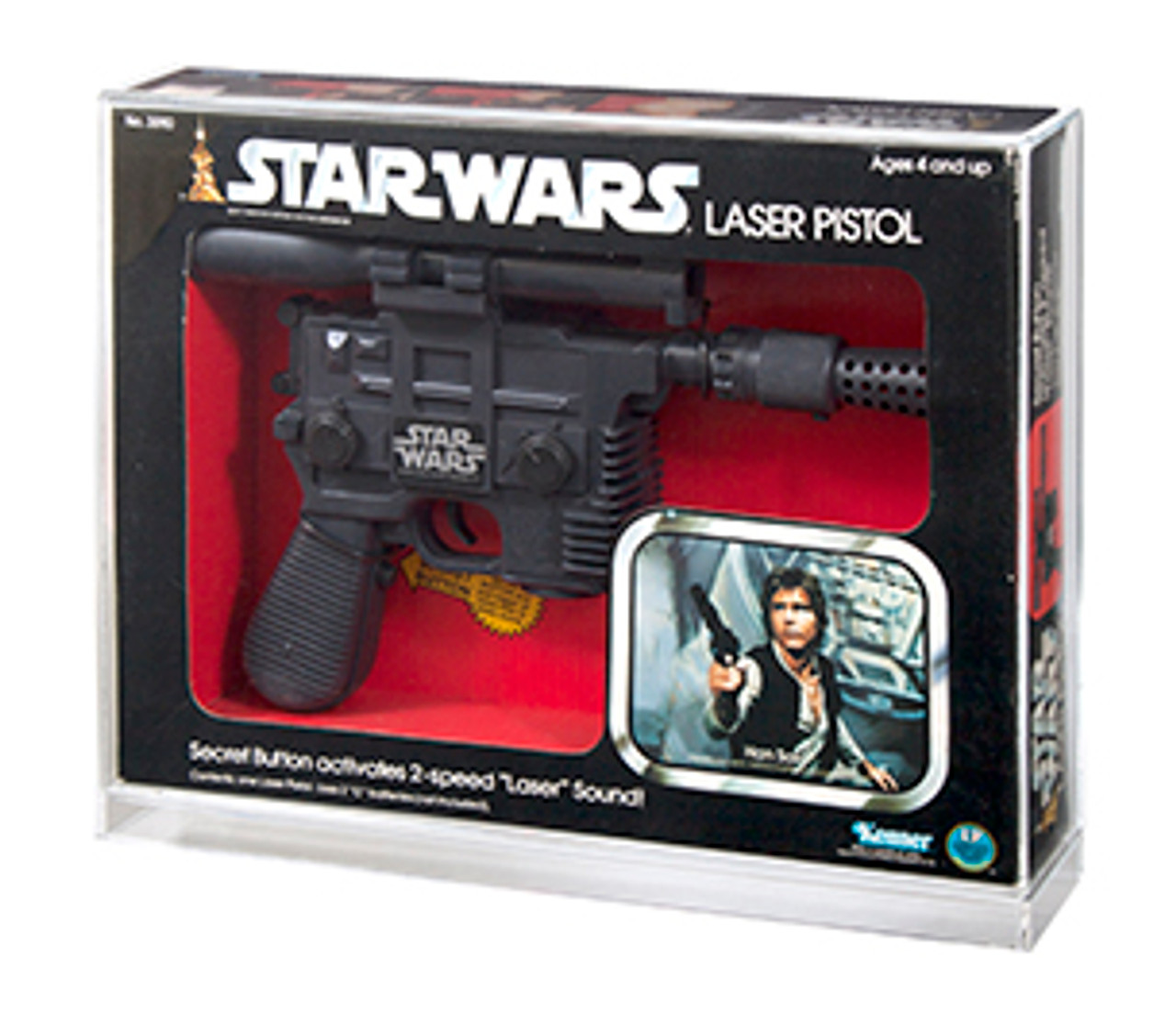 Star Wars Blaster/Laser Pistol Acrylic Display Case - Collectible Grading  Authority