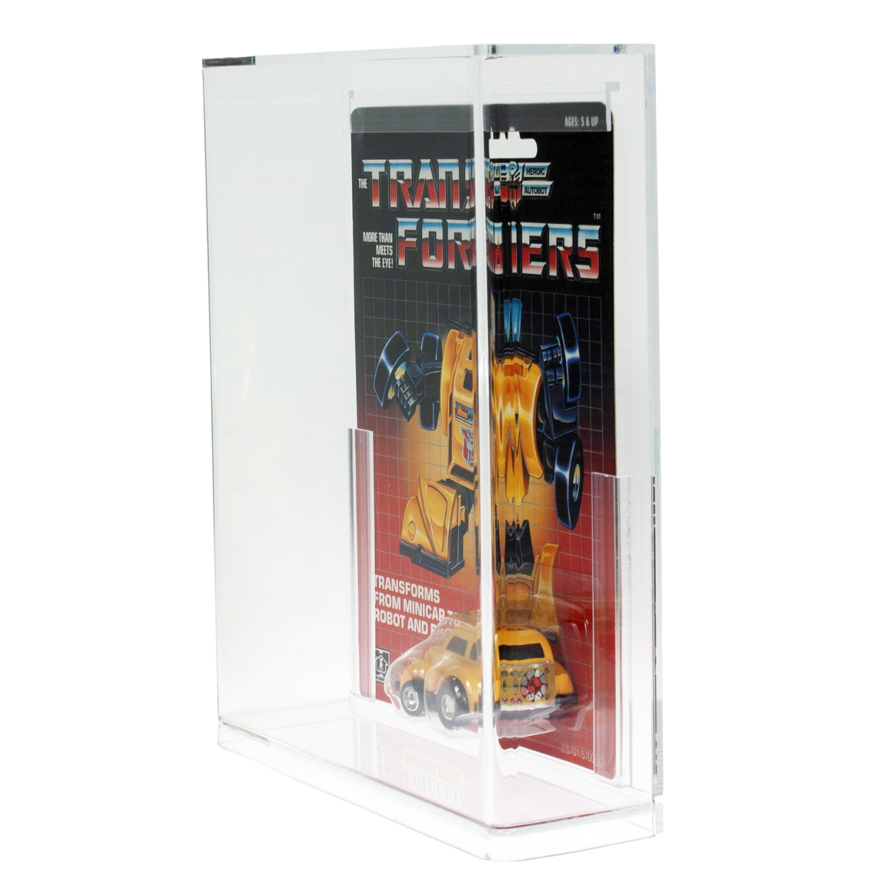 Transformers Minicar Acrylic Display Case - Collectible Grading