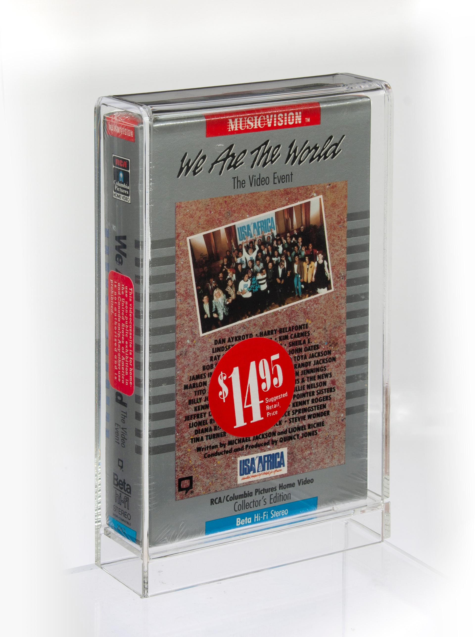 Betamax Cassette Tape Display Case Collectible Grading Authority