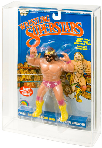 WWF LJN Wrestling Superstars Acrylic Display Case
