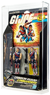 GI Joe Tomax and Xamot Carded Figure Acrylic Display Case
