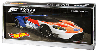 Hot Wheels Entertainment 5-Pack Acrylic Display Case