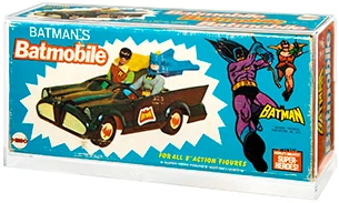 MEGO World's Greatest Super Heroes WGSH Batmobile (closed box) case