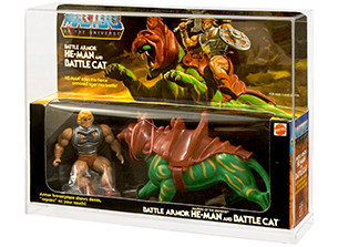 MOTU HeMan and BattleCat/ Skeletor and Panthor 2-Pack Acrylic Display Case