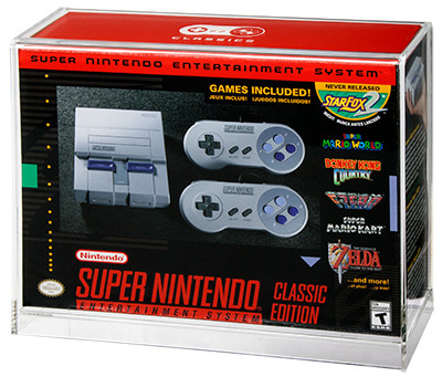 SNES/NES Classic Mini System Acrylic Display Case