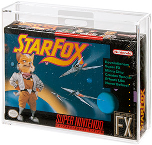 Nintendo SNES Game with Hang Tab case