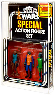 Star Wars Kenner 3-Pack Acrylic Display Case