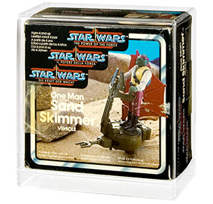 Star Wars Tri-Logo Sand Skimmer/ Security Scout Acrylic Display Case