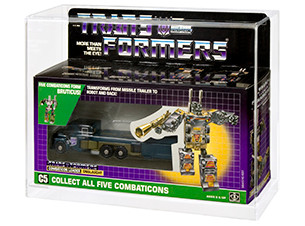 Transformers Onslaught / Silverbolt / Motormaster / Hot Spot / Scattershot Acrylic Display Case