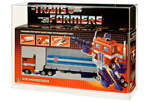 Transformers Optimus Prime Acrylic Display Case
