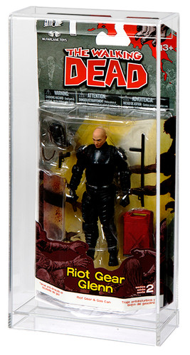 McFarlane - The Walking Dead (Comic Series 1-2 Small Card) Action Figure Display Case