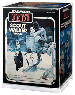 Star Wars Scout Walker (AT-ST) Acrylic Display Case - Collectible