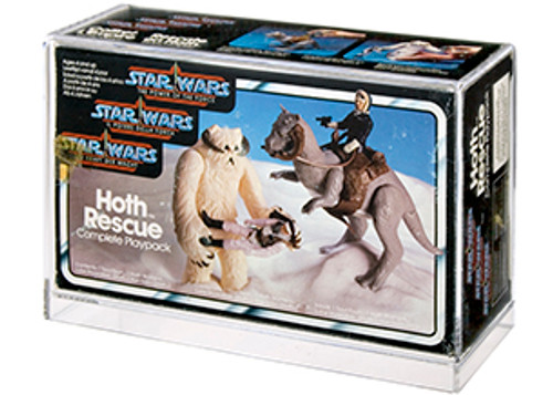Star Wars Tri Logo Playpack Hoth Rescue / Ewok Combat / Endor Chase / Max Rebo Display Case