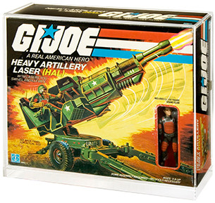 GI Joe - Heavy Artillery Laser (HAL) / MMS / VAMP Action Figure Display Case