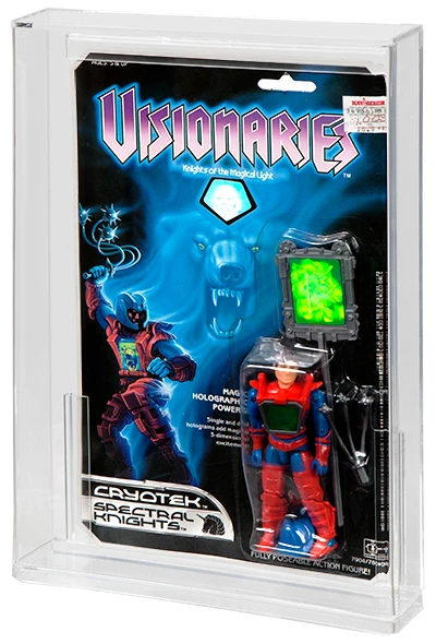 Hasbro Visionaries Carded Action Figure Acrylic Display Case