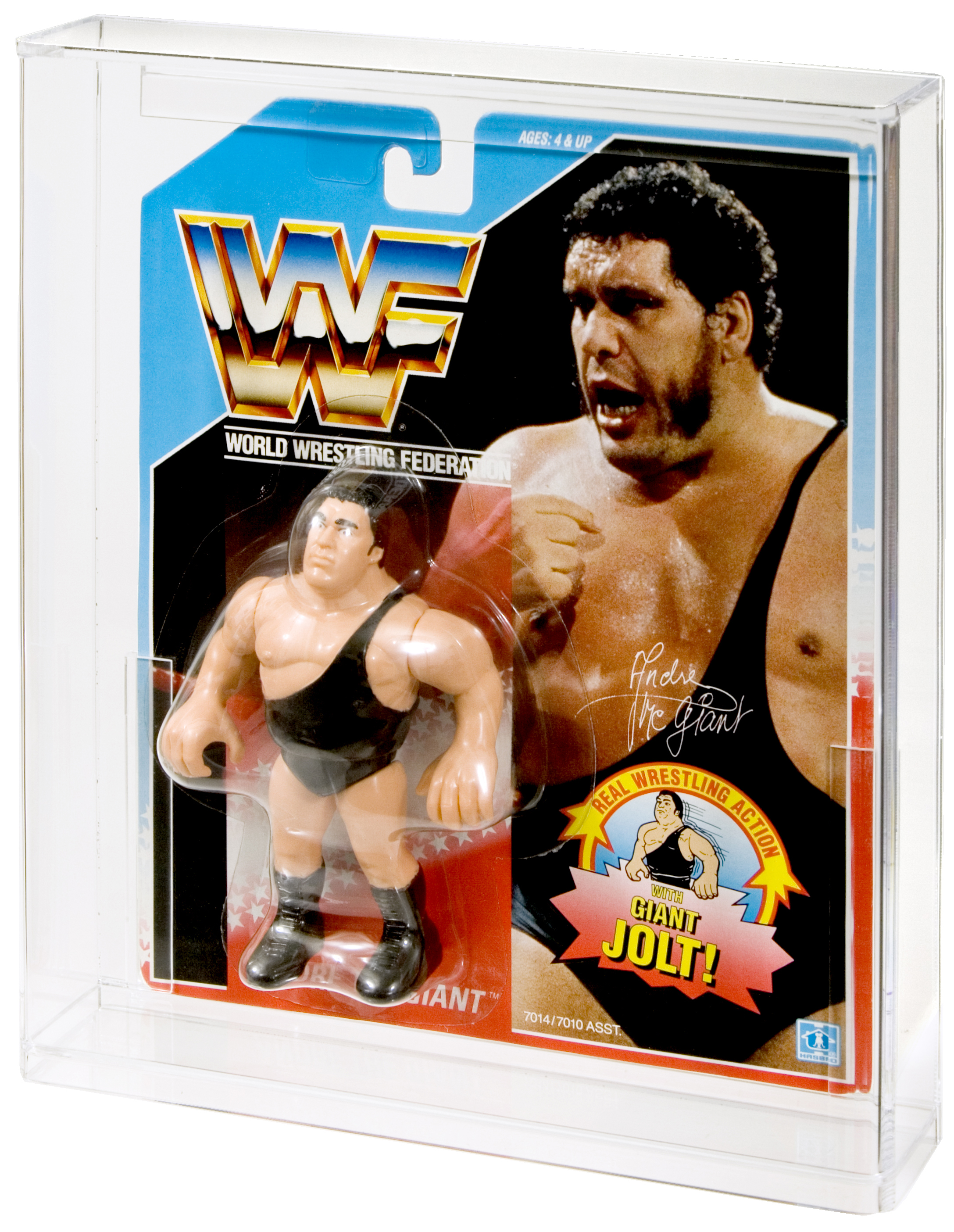 WWF Hasbro Action Figure Display Case - Collectible Grading Authority