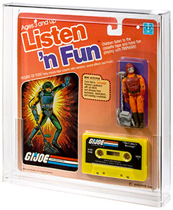 GI Joe Listen N Fun Tripwire Acrylic Display Case - Collectible