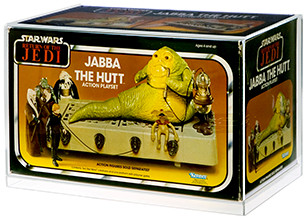 Star Wars Jabba The Hutt Action Playset Display Case - Collectible
