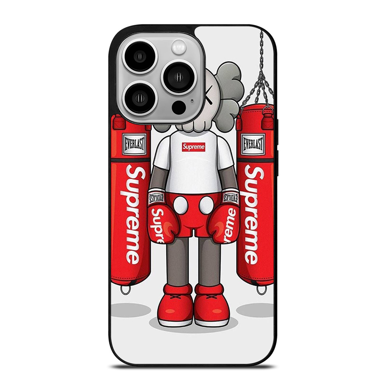 Supreme iPhone XS case designer iphone XS MAX case cartoon red