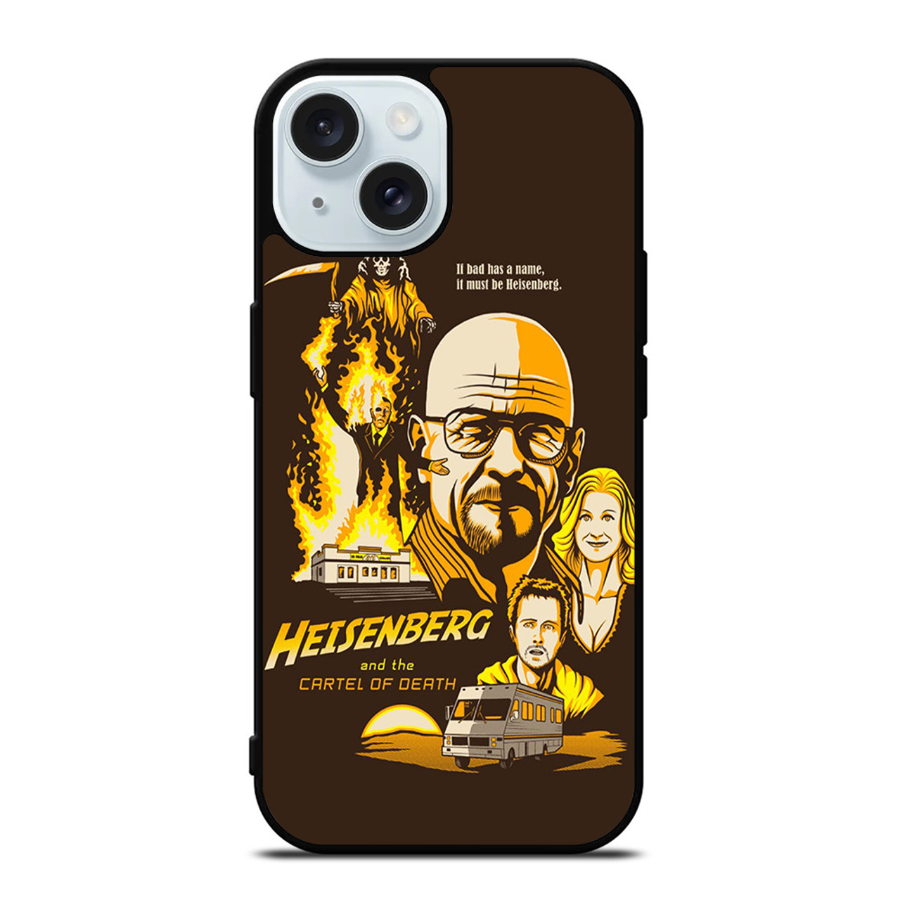 BREAKING BAD CARTEL OF DEATH iPhone 15 Case