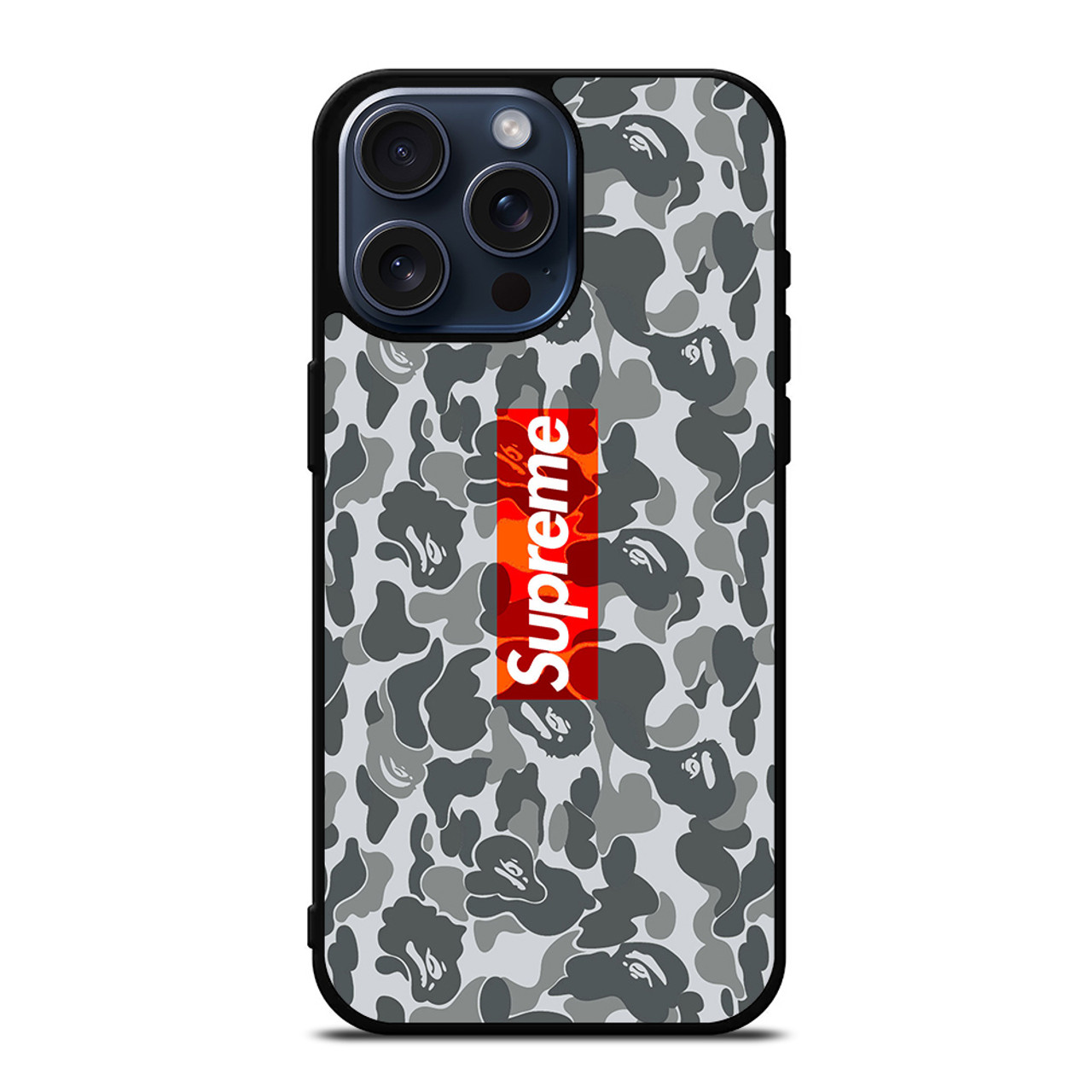 Cool bape supreme iPhone 15, iPhone 15 Plus, iPhone 15 Pro