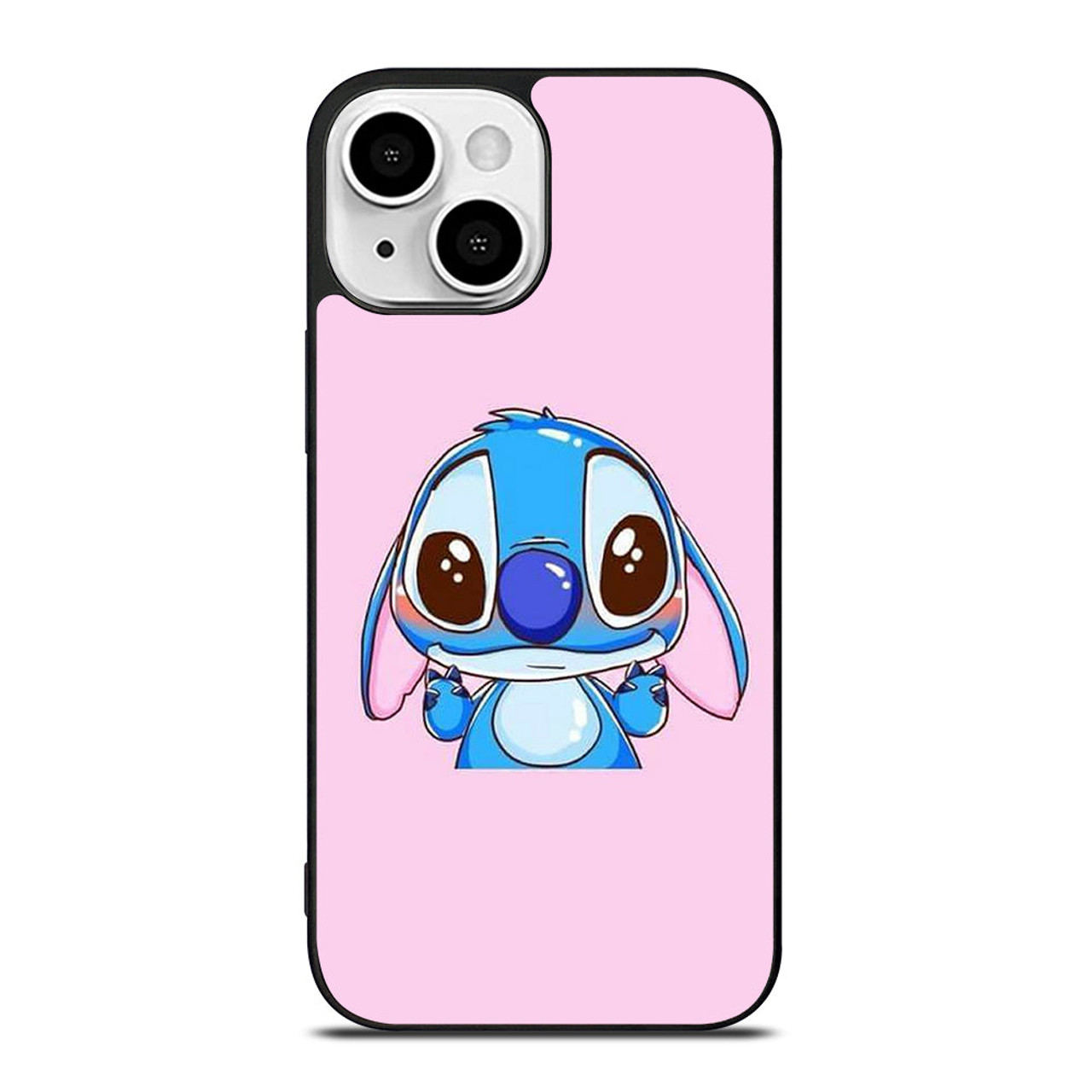 2 Pack Cartoon Phone Case for iPhone 13 mini Case 5.4,Cute Character Flower Kawaii  Stitch