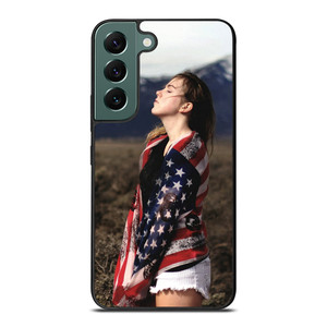 AMERICAN FLAG GIRL Samsung Galaxy S22 Case AMERICAN FLAG GIRL Samsung Galaxy S22 Case