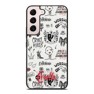 CRUELLA DISNEY PATTERN Samsung Galaxy S22 Plus Case