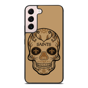 NEW ORLEANS SAINTS SKULL Samsung Galaxy S22 Plus Case NEW ORLEANS SAINTS SKULL Samsung Galaxy S22 Plus Case