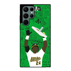 OAKLAND ATHLETICS RICKEY HENDERSON Samsung Galaxy S22 Ultra Case OAKLAND ATHLETICS RICKEY HENDERSON Samsung Galaxy S22 Ultra Case