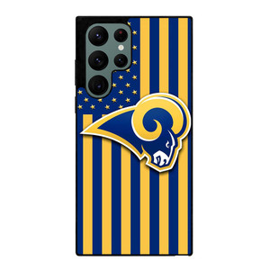 LA RAMS LOGO NFL Samsung Galaxy S22 Ultra Case LA RAMS LOGO NFL Samsung Galaxy S22 Ultra Case
