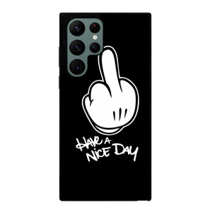 MICKEY MOUSE MIDDLE FINGER Samsung Galaxy S22 Ultra Case