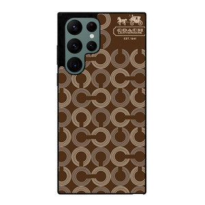 COACH PATTERN LOGO Samsung Galaxy S22 Ultra Case