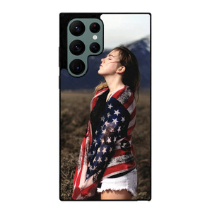 AMERICAN FLAG GIRL Samsung Galaxy S22 Ultra Case AMERICAN FLAG GIRL Samsung Galaxy S22 Ultra Case