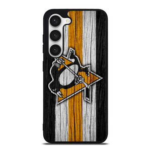 PITTSBURGH PENGUINS LOGO WOODEN Samsung Galaxy S23 Case PITTSBURGH PENGUINS LOGO WOODEN Samsung Galaxy S23 Case