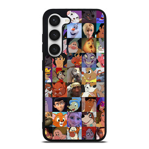 ALL DISNEY CHARACTERS COLLAGE Samsung Galaxy S23 Case