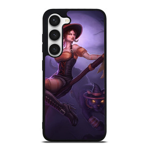 WITCH AND HALLOWEEN MOON Samsung Galaxy S23 Case WITCH AND HALLOWEEN MOON Samsung Galaxy S23 Case