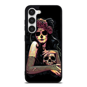 SUGAR SKULL GIRL Samsung Galaxy S23 Case SUGAR SKULL GIRL Samsung Galaxy S23 Case