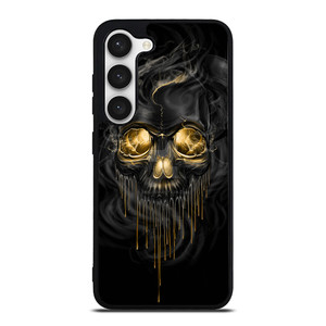 SKULL MELT ANGRY BLACK Samsung Galaxy S23 Case SKULL MELT ANGRY BLACK Samsung Galaxy S23 Case