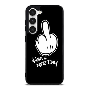 MICKEY MOUSE MIDDLE FINGER Samsung Galaxy S23 Case MICKEY MOUSE MIDDLE FINGER Samsung Galaxy S23 Case