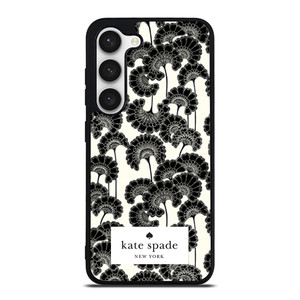 JAPANESE BLACK FLORAL KADE SPADE Samsung Galaxy S23 Case JAPANESE BLACK FLORAL KADE SPADE Samsung Galaxy S23 Case
