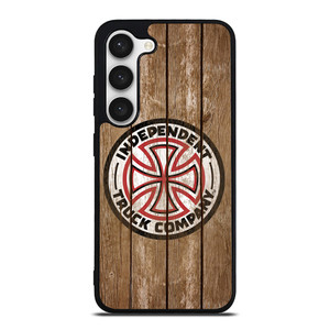 INDEPENDENT TRUCK LOGO WOODEN Samsung Galaxy S23 Case INDEPENDENT TRUCK LOGO WOODEN Samsung Galaxy S23 Case