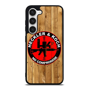 HECKLER AND KOCH LOGO WOODEN Samsung Galaxy S23 Case HECKLER AND KOCH LOGO WOODEN Samsung Galaxy S23 Case