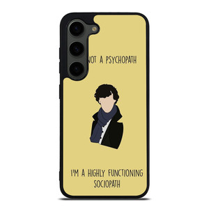 SHERLOCK HOLMES QUOTES Samsung Galaxy S23 Plus Case SHERLOCK HOLMES QUOTES Samsung Galaxy S23 Plus Case